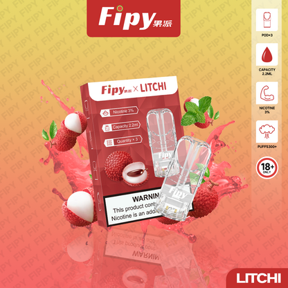 FIPY 果派 煙彈【訂購3盒送1盒 6盒送1支主機（隨機顏色）】